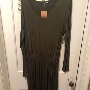 Earthbound Long Sleeve Maxi Dress